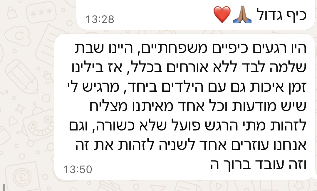 שיתוף מזוג בתהליך ליווי